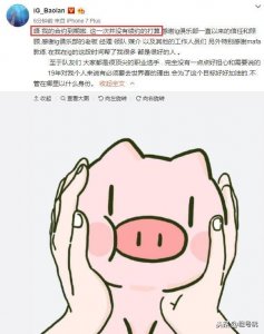​IG夺冠阵容不保，辅助宝蓝宣布离队，粉丝们表示不能理解！