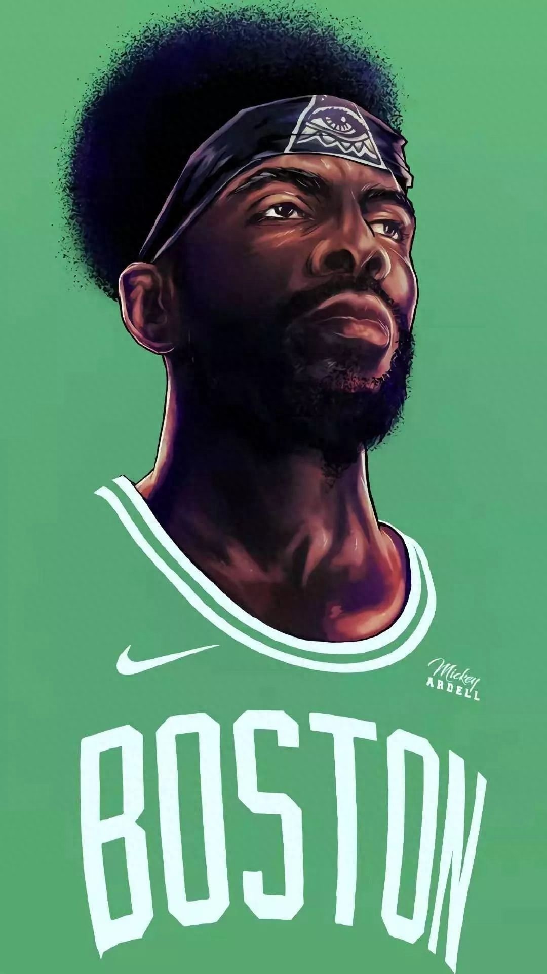第298期手机壁纸：iPhone壁纸高清 | NBA凯里·欧文 超大合集壁纸