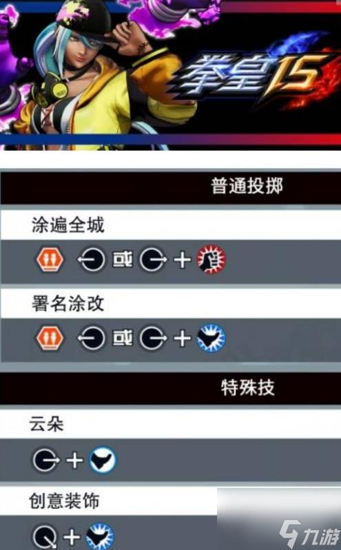 拳皇wing1.91出招表大全（拳皇wing1.91角色技能一览）