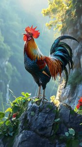 ​雄鸡报晓，一鸣惊人天下白——大公鸡美图