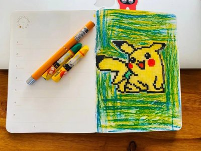 ​这些皮卡丘像素画来自一个脑洞