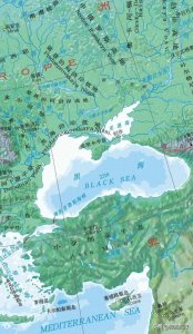 ​黑海北岸的克里米亚半岛也叫克里木半岛，有雅尔塔、刻赤等城市