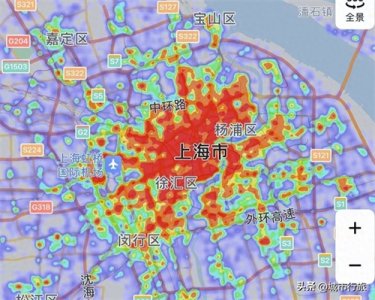 ​晚上八点看华东五虎城市热力图：上海一骑绝尘，南京杭州如何？