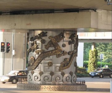 ​上海九龙柱你听说过传说吗？现在那个柱子，年龄大点的人都知道