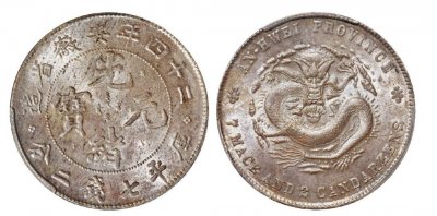 ​清代时期的光绪元宝铜币目前市场上有价值一百多万一枚