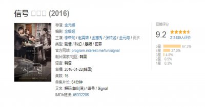 ​“柯南”与“科技”到底谁赢了，豆瓣9.2超高分韩剧《信号》