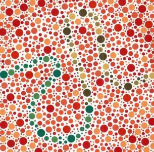 ​辨别色盲的4张测试图，驾照体检经常遇到，你能认出图4吗？