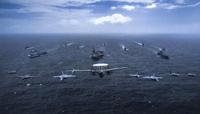 ​美军现役11艘核航母，倘若中美海上开战，美媒：中国航母能多5倍
