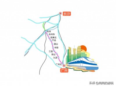 ​湖南省规划中十七条铁路的线路走向