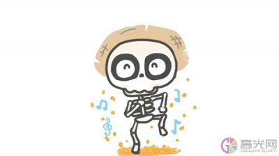 ​骷髅人简笔画画法，骷髅人简笔画画法步骤