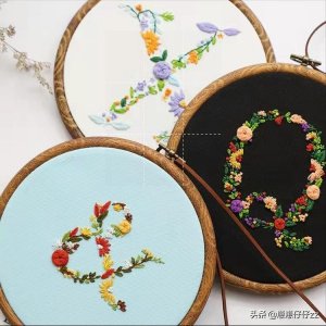 ​爱的手作礼物，个性DIY手工刺绣