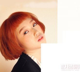 ​超短日系齐刘海短发 打造可爱气质