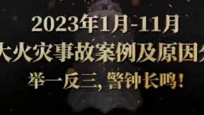 ​23年重大火灾事故案例及原因分析